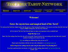 Tablet Screenshot of freetarot.us